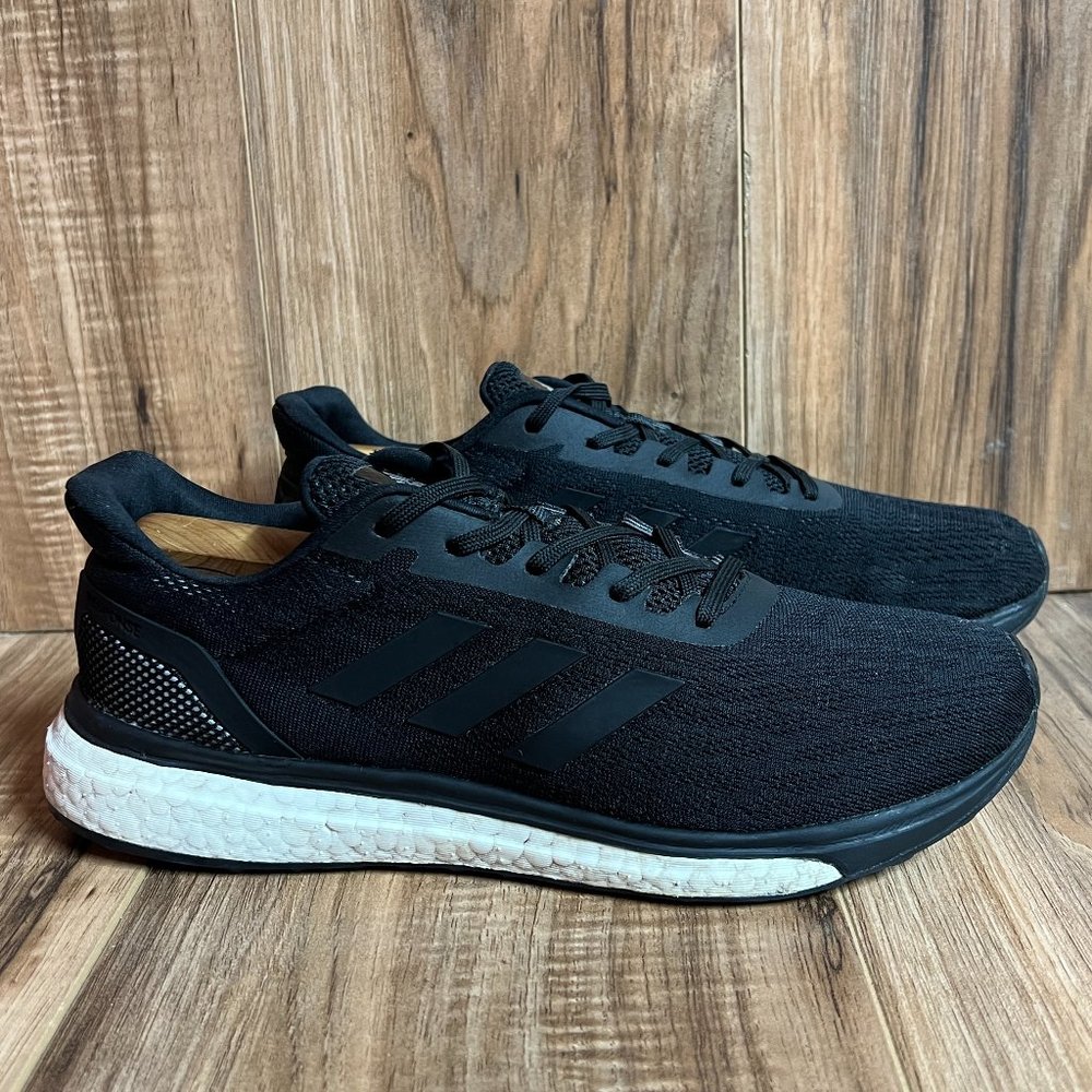 Adidas Response Womens Running Shoes Black Boost Cloudfoam White CQ0020 Size 10